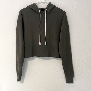 Womens cropped hoodie